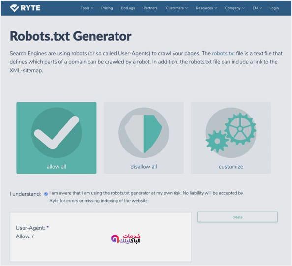 Robots.txt Generator